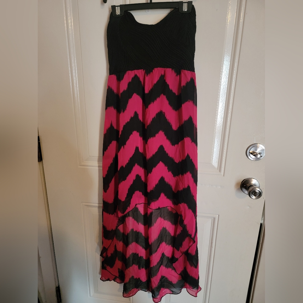 No Boundaries Black and Pink Dress